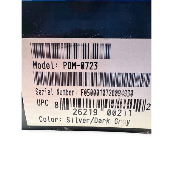 Polaroid 7" Portable DVD Player PDM-0723 Silver Working Original Box - Picture 2 of 16